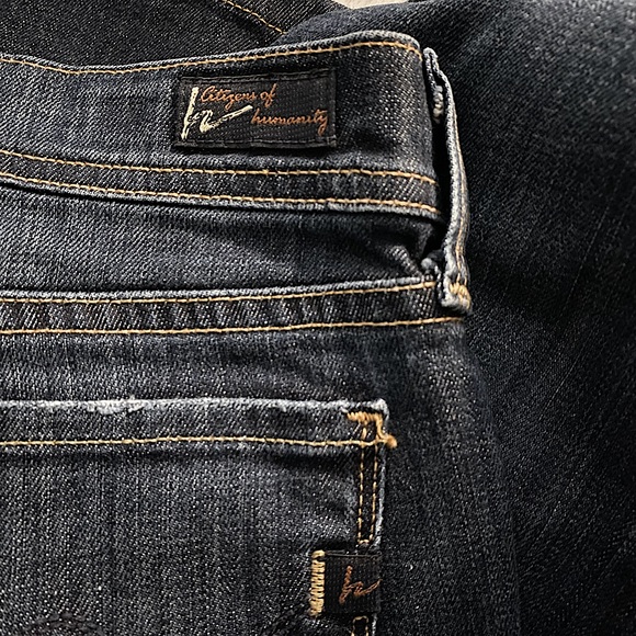 CITIZENS OF HUMANITY Ingrid #002 stretch low waist flare 25 new without tags - Picture 5 of 5